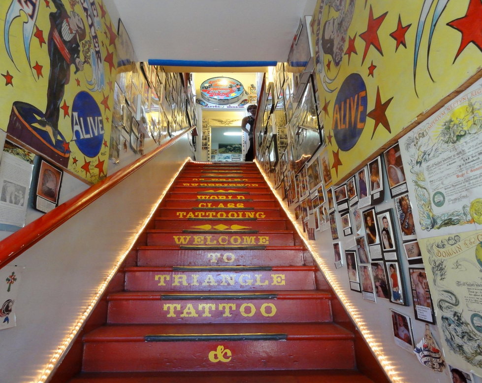 Fort Braggs Triangle Tattoo  Museum tells the history of tattoos